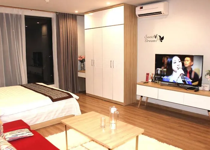Sweethome1-can Ho 42m2 Co Bep, Phong Tam Nong Lanh Tai Apartment Ha Long